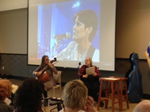 Mom sings L'chi Lach. I pluck. 