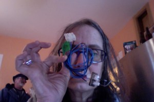 A photo of the broken igniter, before its final burial