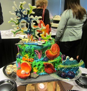 The work that went into this cake was probably way more work than a day at the beach! 