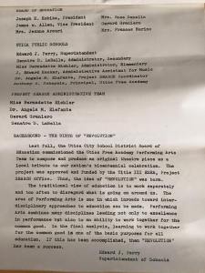 Program - Page 3. It might be a good idea for some of the the policymakers who think arts education is a 