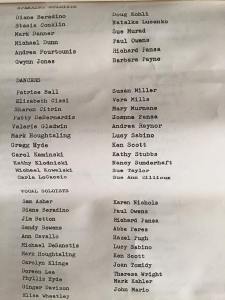 The soloists and dancers